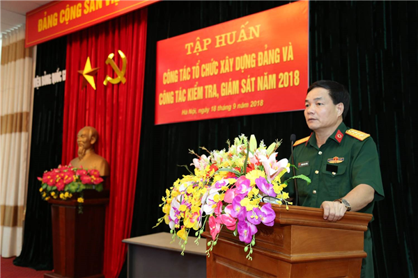 ĐẢNG ỦY BỆNH VIỆN BỎNG QUỐC GIA TỐ CHỨC TẬP HUẤN CÔNG TÁC XÂY DỰNG ĐẢNG VÀ CÔNG TÁC KIỂM TRA, GIÁM SÁT NĂM 2018